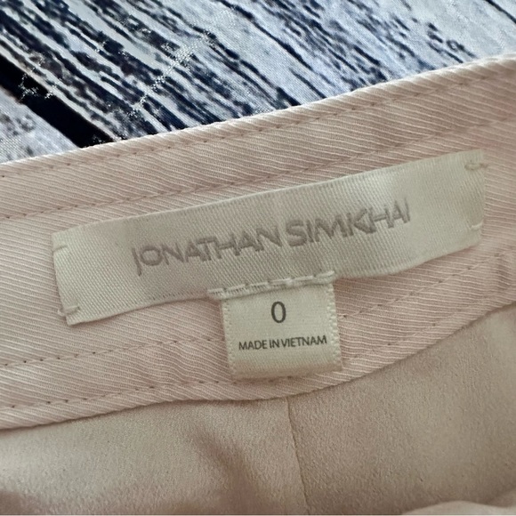 Jonathan Simkhai Light Pink Crepe Cargo Pants​​​ - Picture 11 of 15